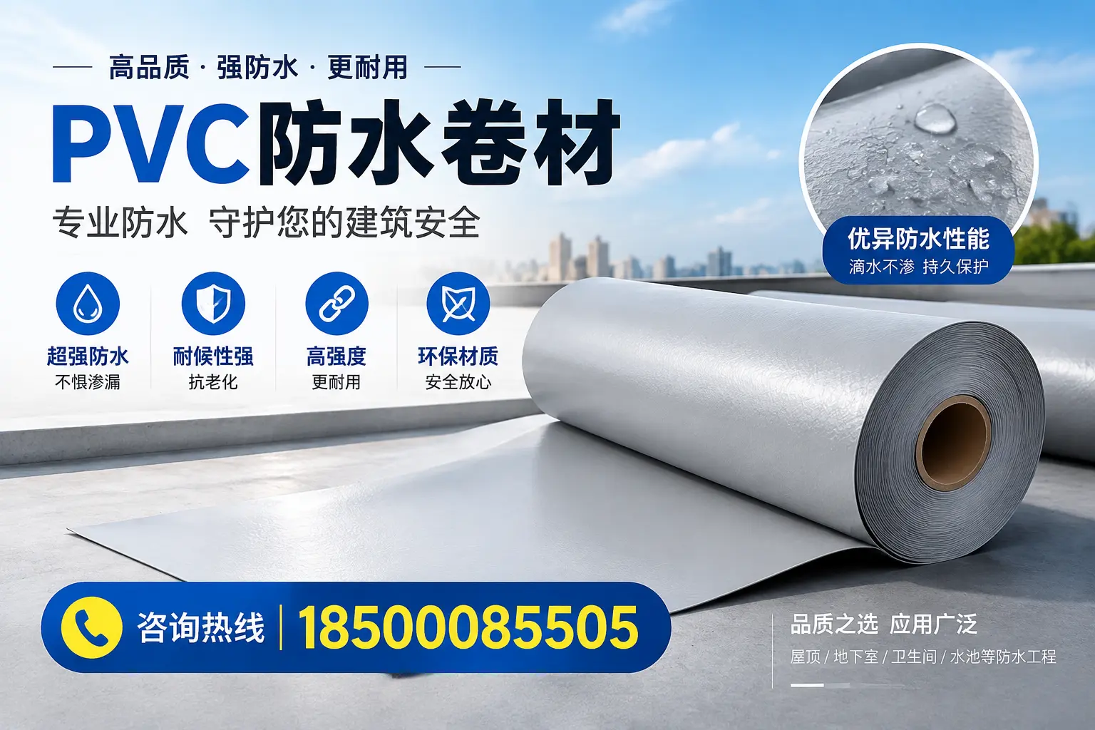 镇江地区pvc防水卷材的市场现状与发展趋势